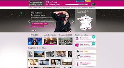 Je veux être photographe